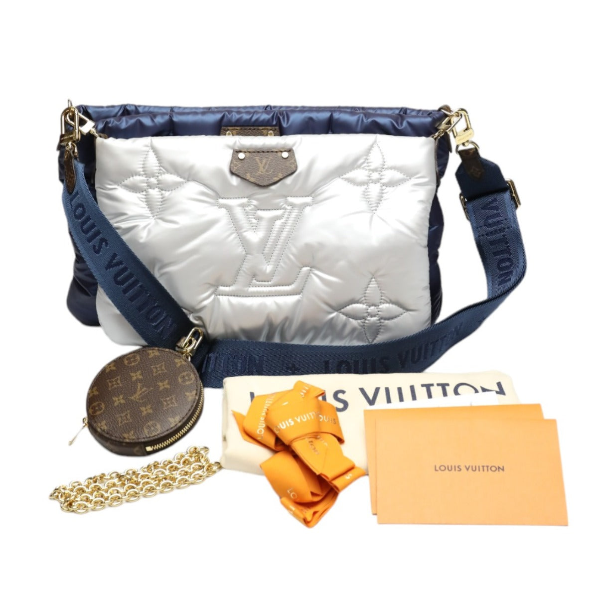 ルイヴィトン LOUIS VUITTON ショルダーバッグ
マキシミュルティ モノグラム ポシェットアクセソワール モノグラムキャンバス M21057 ネイビー/シルバー LV
【中古】