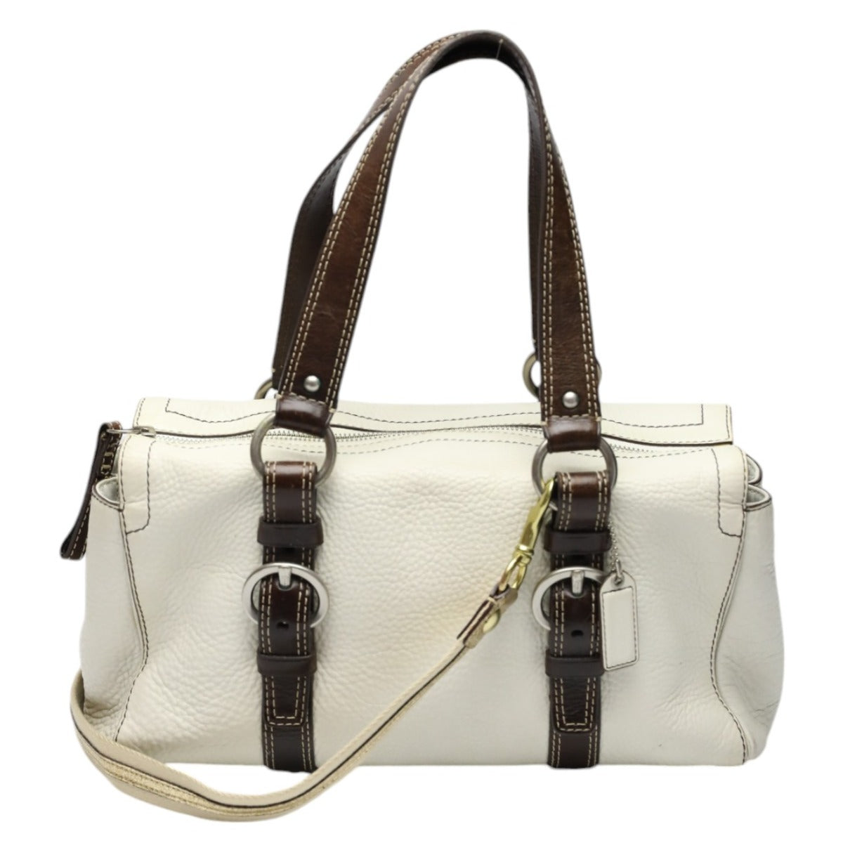 コーチ COACH ハンドバッグ
2wayバッグ ショルダーバッグ レザー F10887 ホワイト 【SS】
【中古】