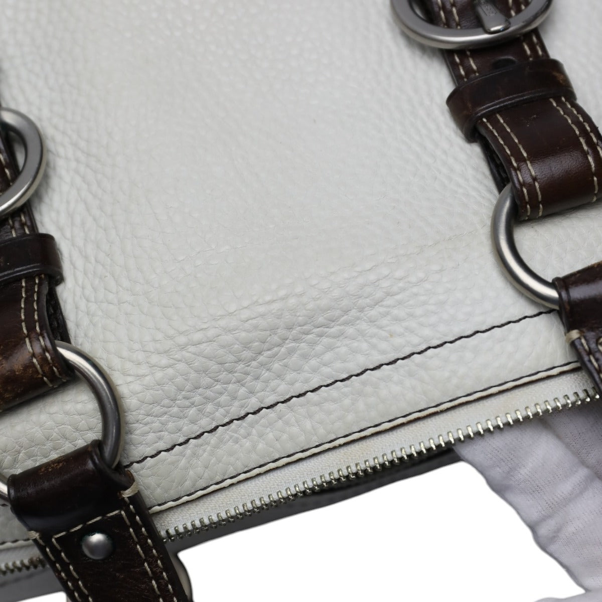 コーチ COACH ハンドバッグ
2wayバッグ ショルダーバッグ レザー F10887 ホワイト 【SS】
【中古】