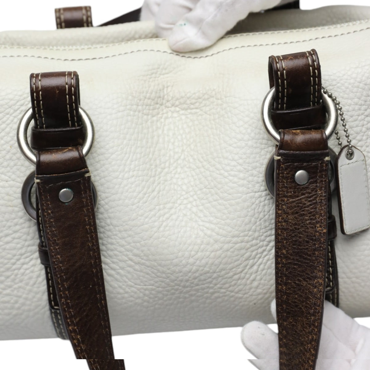 コーチ COACH ハンドバッグ
2wayバッグ ショルダーバッグ レザー F10887 ホワイト 【SS】
【中古】