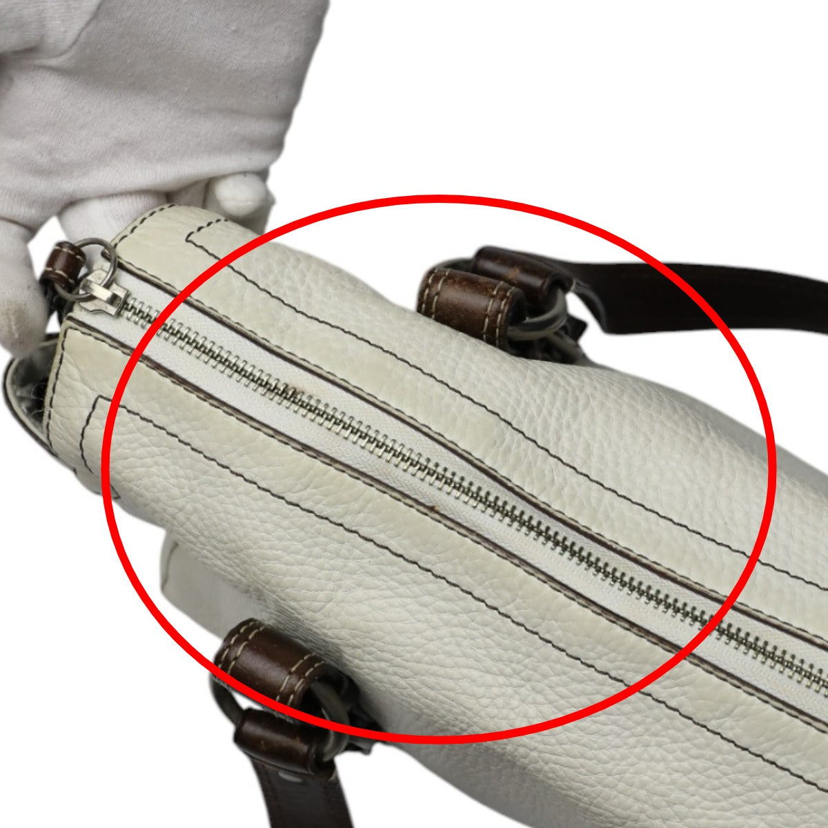 コーチ COACH ハンドバッグ
2wayバッグ ショルダーバッグ レザー F10887 ホワイト 【SS】
【中古】