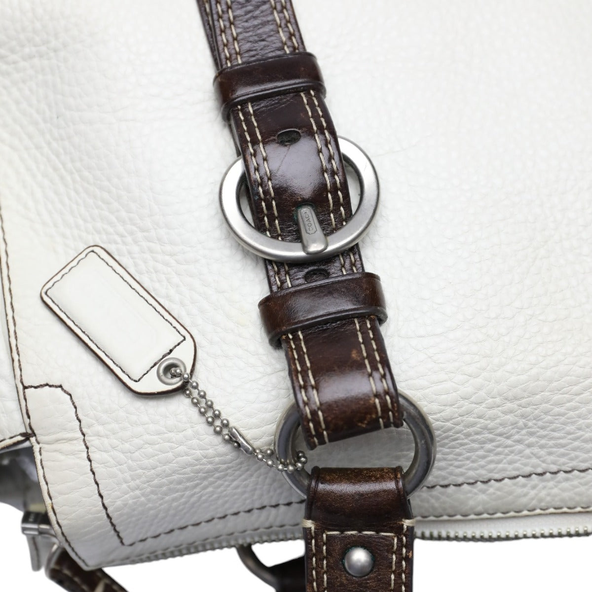 コーチ COACH ハンドバッグ
2wayバッグ ショルダーバッグ レザー F10887 ホワイト 【SS】
【中古】
