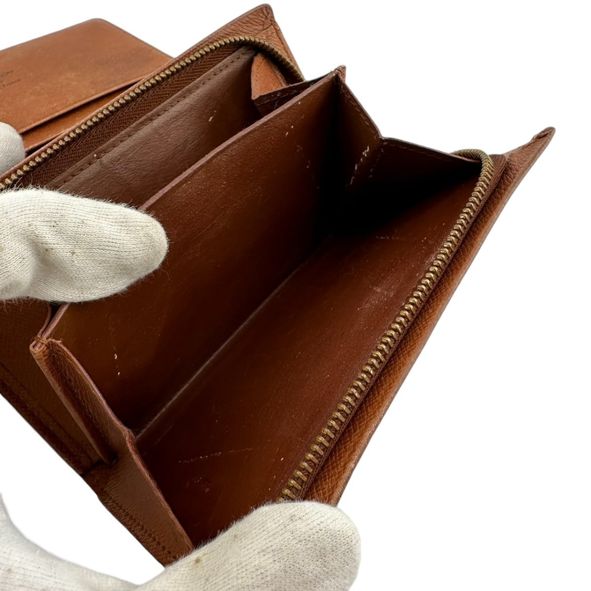 ルイヴィトン LOUIS VUITTON 二つ折り財布
L字ファスナー モノグラム ポルトモネビエ・トレゾール モノグラムキャンバス M61730 ブラウン LV
【SS】
【中古】