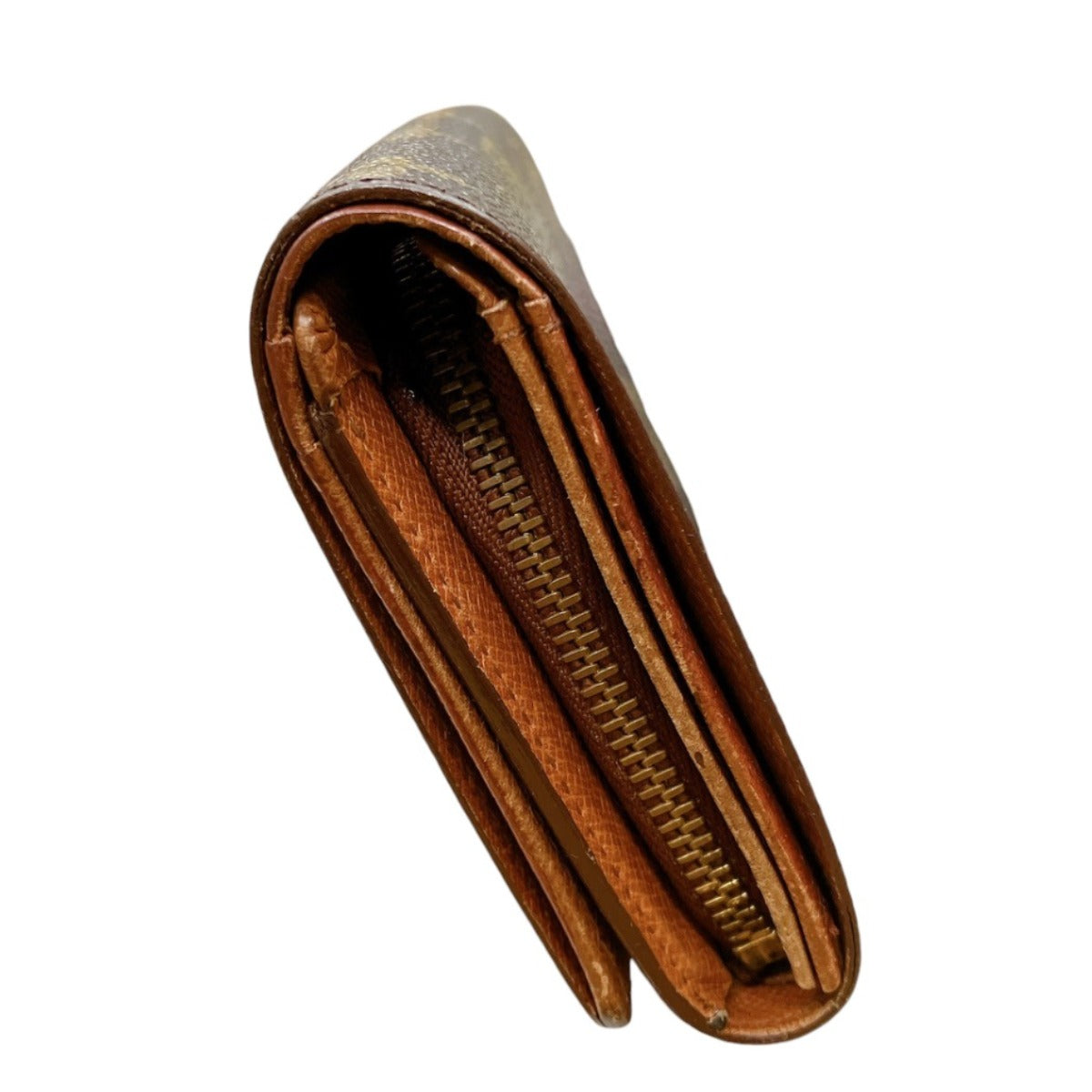 ルイヴィトン LOUIS VUITTON 二つ折り財布
L字ファスナー モノグラム ポルトモネビエ・トレゾール モノグラムキャンバス M61730 ブラウン LV
【SS】
【中古】