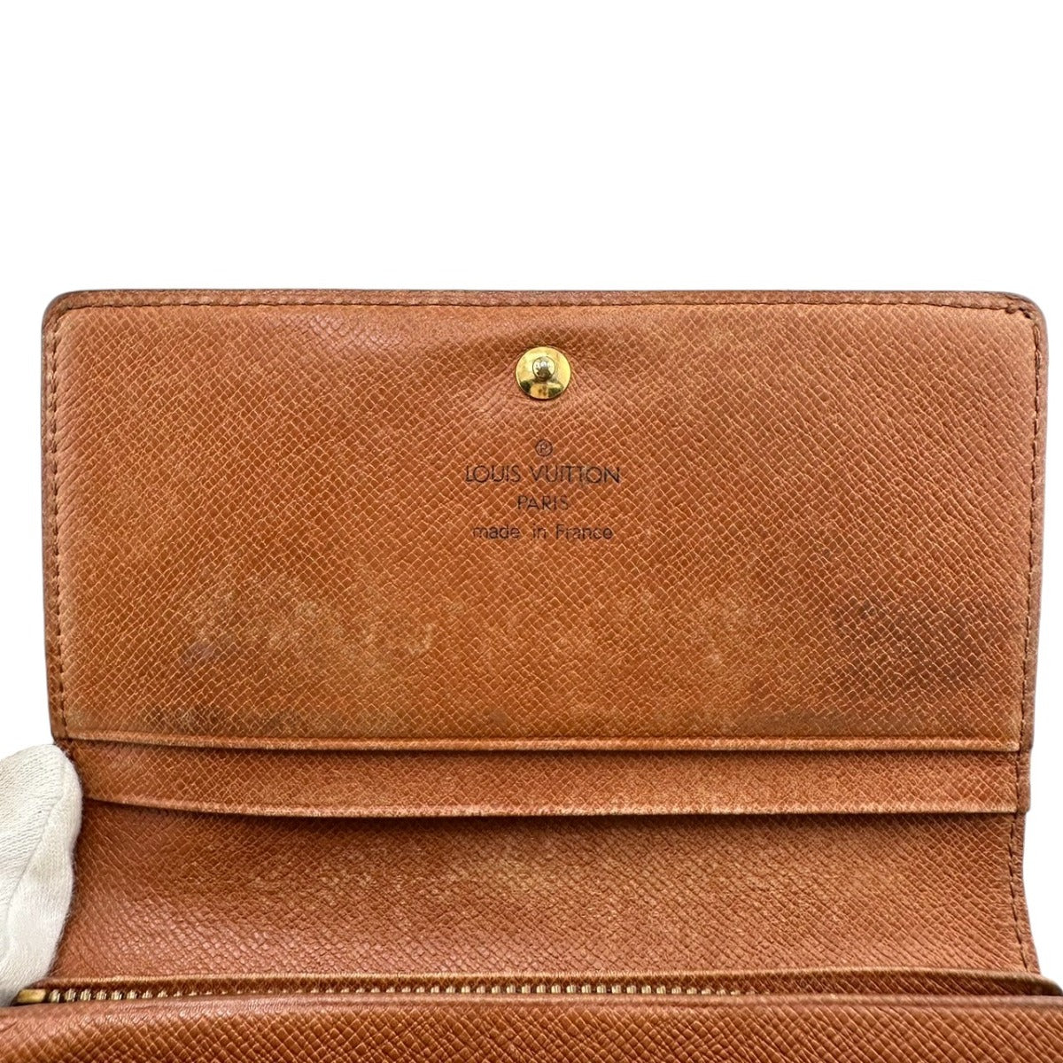 ルイヴィトン LOUIS VUITTON 二つ折り財布
L字ファスナー モノグラム ポルトモネビエ・トレゾール モノグラムキャンバス M61730 ブラウン LV
【SS】
【中古】