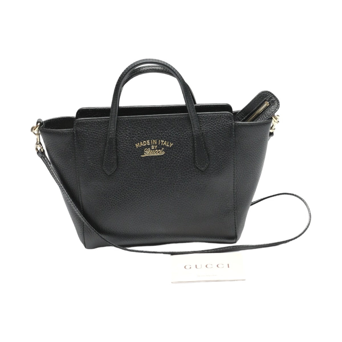 グッチ GUCCI トートバッグ
2WAYバッグ レザー スウィンク レザー 368827 ブラック 【SS】
【中古】