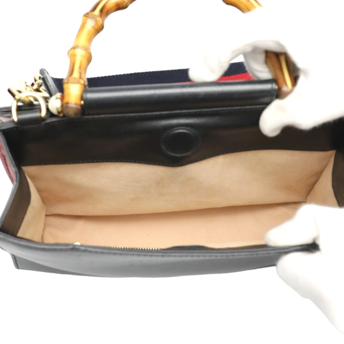 グッチ GUCCI ハンドバッグ
バンブー レザー 2wayバッグ レザー 459076 ブラック 【SS】
【中古】