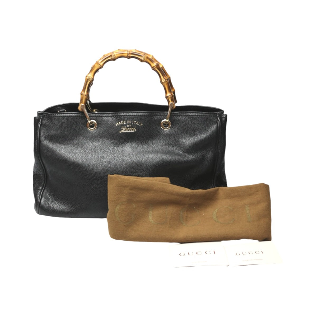 グッチ GUCCI ハンドバッグ
2WAYバッグ レザー バンブー ショッパー レザー 323660 ブラック 【SS】
【中古】
