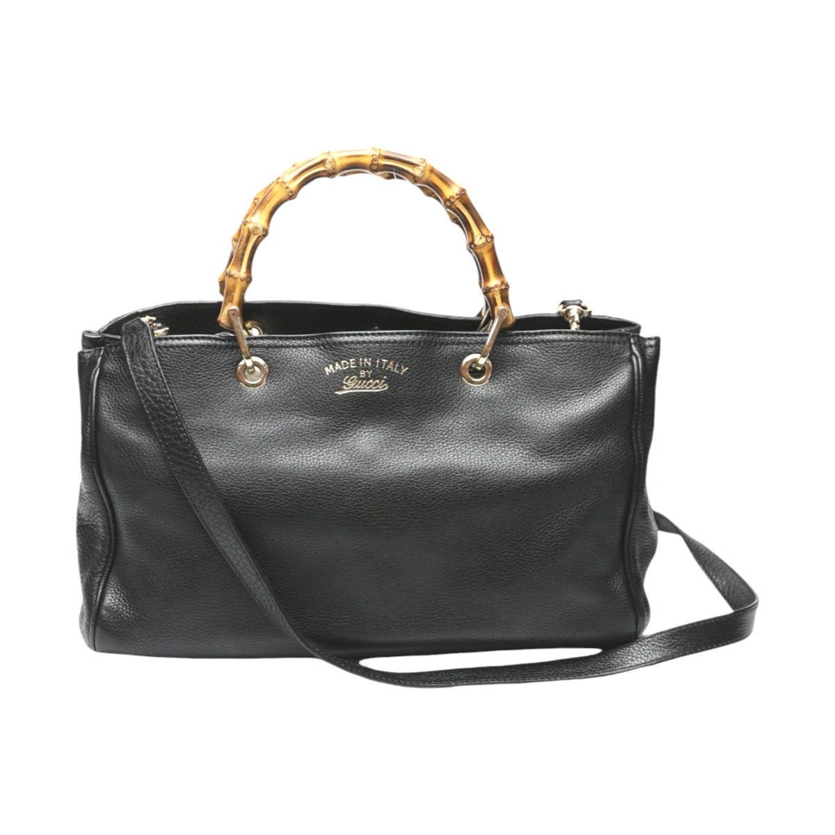 グッチ GUCCI ハンドバッグ
2WAYバッグ レザー バンブー ショッパー レザー 323660 ブラック 【SS】
【中古】