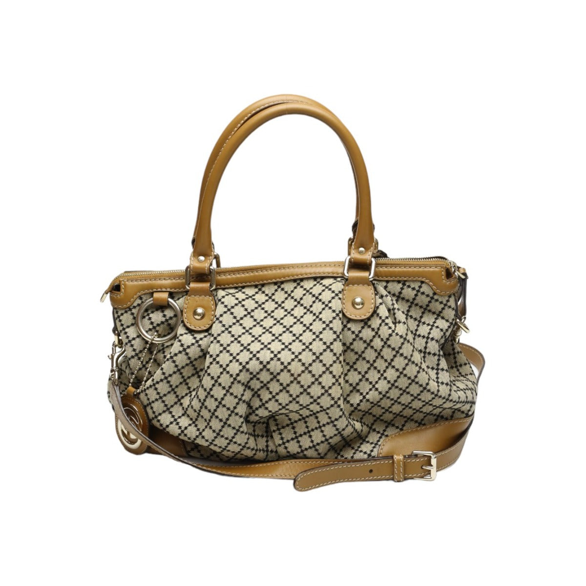 グッチ GUCCI トートバッグ
2WAYショルダーバッグ ディアマンテ キャンバス 247902 ベージュ×ブラウン 【SS】
【中古】