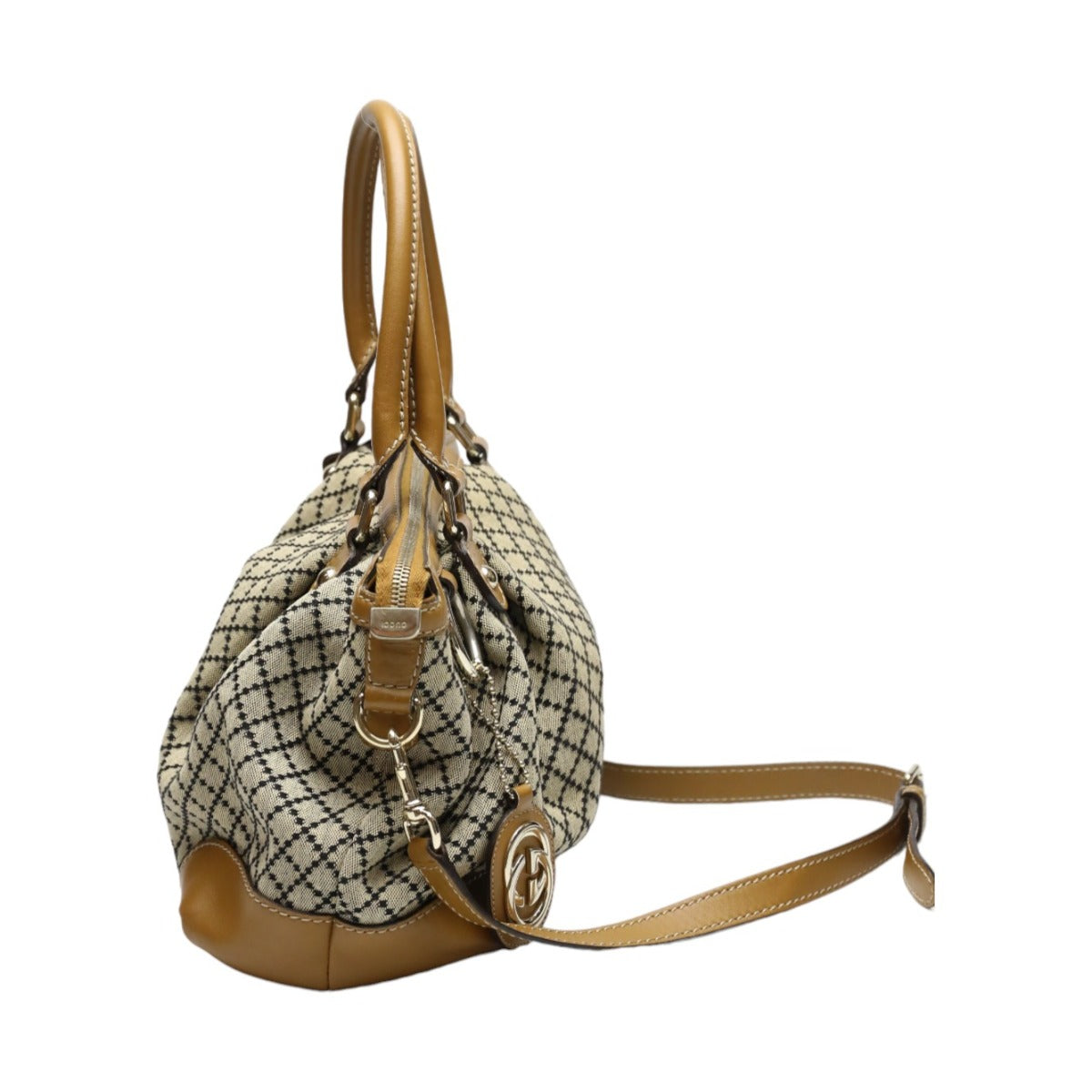 グッチ GUCCI トートバッグ
2WAYショルダーバッグ ディアマンテ キャンバス 247902 ベージュ×ブラウン 【SS】
【中古】
