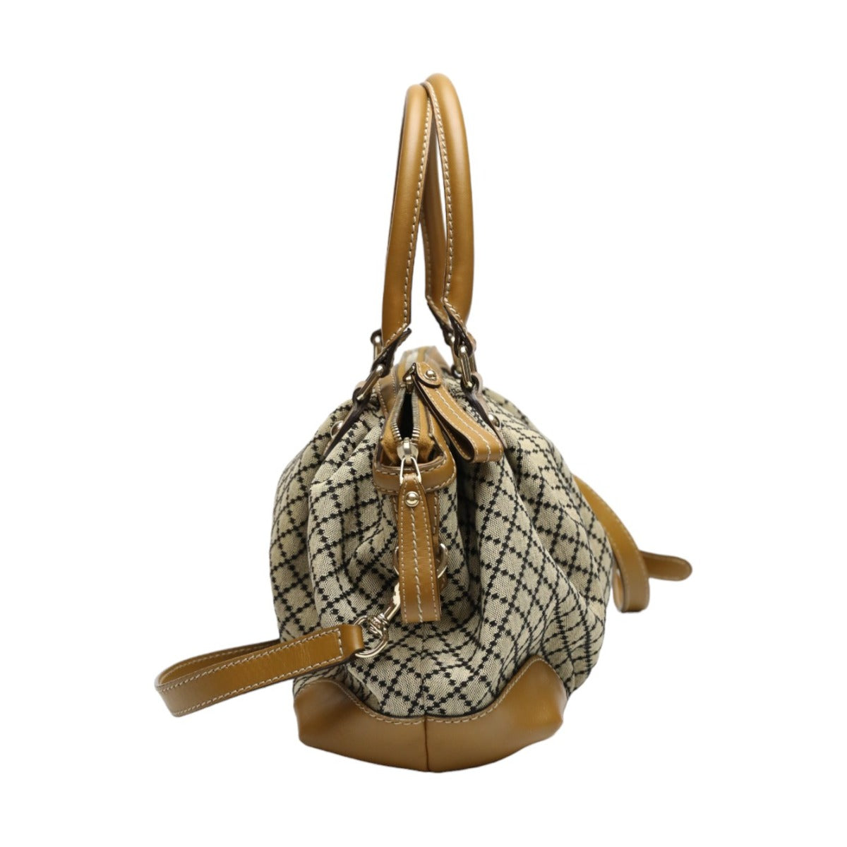 グッチ GUCCI トートバッグ
2WAYショルダーバッグ ディアマンテ キャンバス 247902 ベージュ×ブラウン 【SS】
【中古】