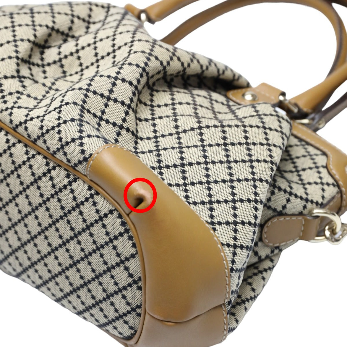 グッチ GUCCI トートバッグ
2WAYショルダーバッグ ディアマンテ キャンバス 247902 ベージュ×ブラウン 【SS】
【中古】