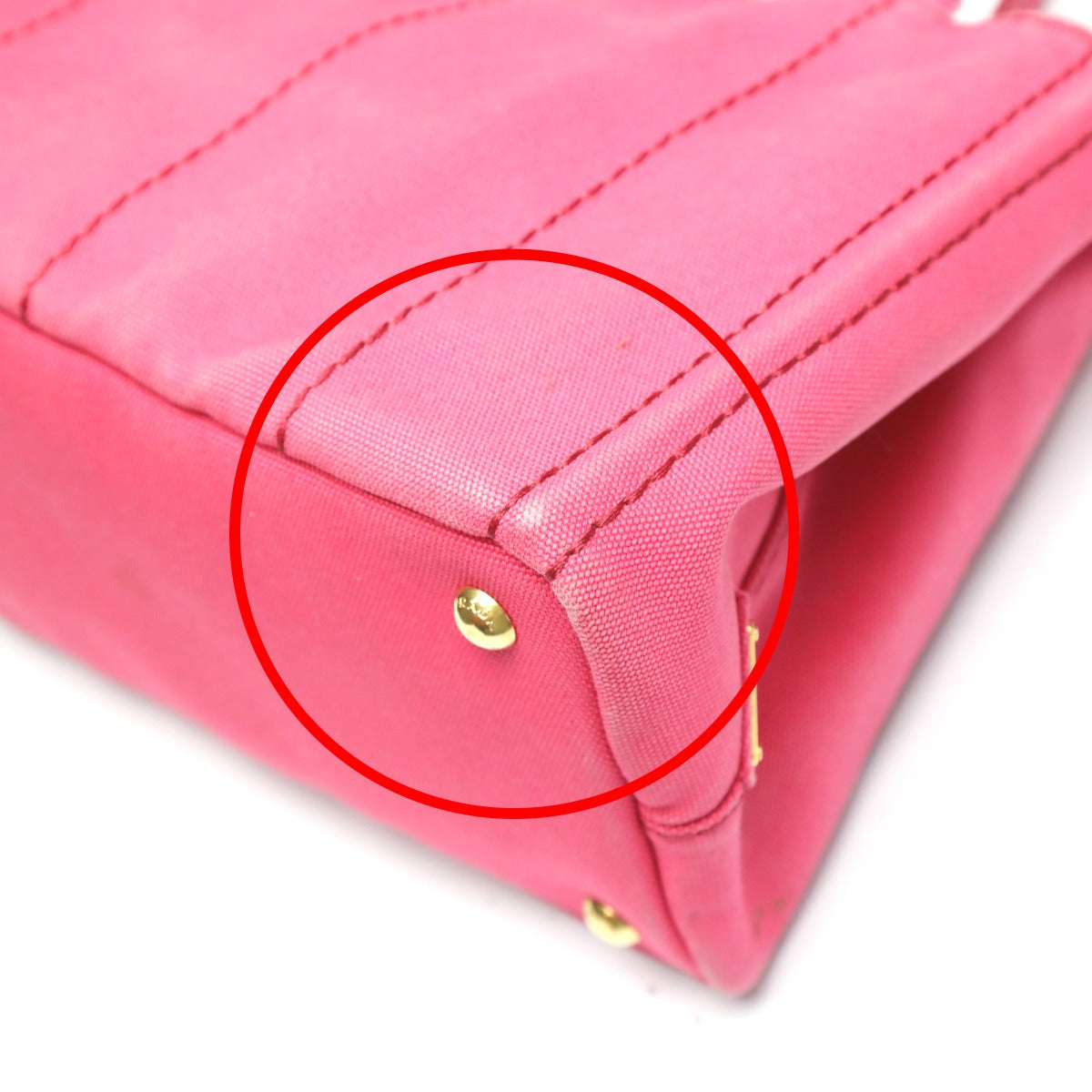 プラダ PRADA トートバッグ
ハンドバック カナパ カナパミニトート キャンバス 1BG439 ピンク 【SS】
【中古】