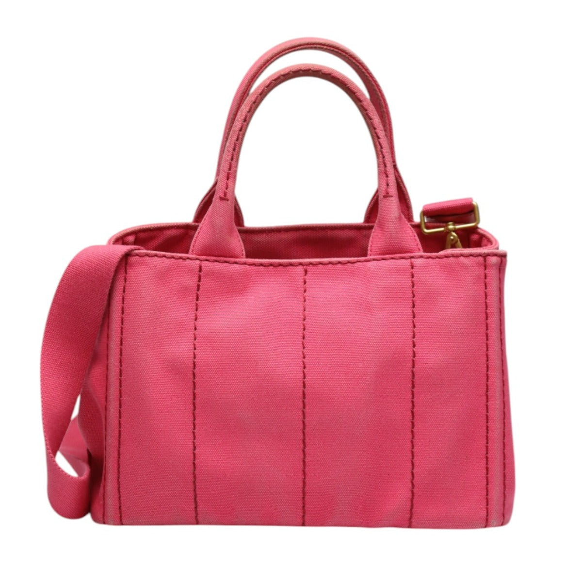 プラダ PRADA トートバッグ
ハンドバック カナパ カナパミニトート キャンバス 1BG439 ピンク 【SS】
【中古】