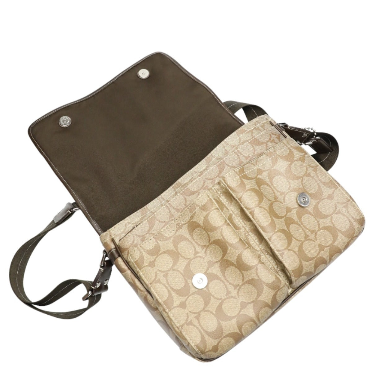 コーチ COACH ショルダーバッグ
メッセンジャーバッグ シグネチャー F70432 ブラウン 【SS】
【中古】
