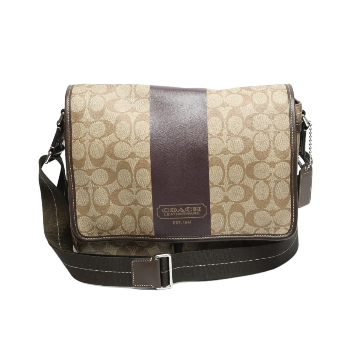 コーチ COACH ショルダーバッグ
メッセンジャーバッグ シグネチャー F70432 ブラウン 【SS】
【中古】