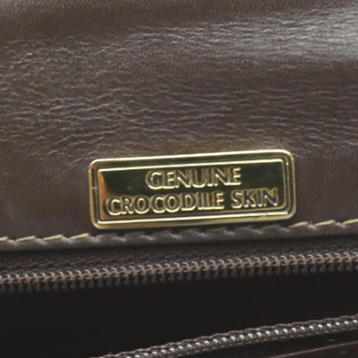 クロコダイル CROCODILE ハンドバッグ
ハンドバッグ 鍵ターンロック シャイニング クロコダイル ブラウン 【H】
【中古】