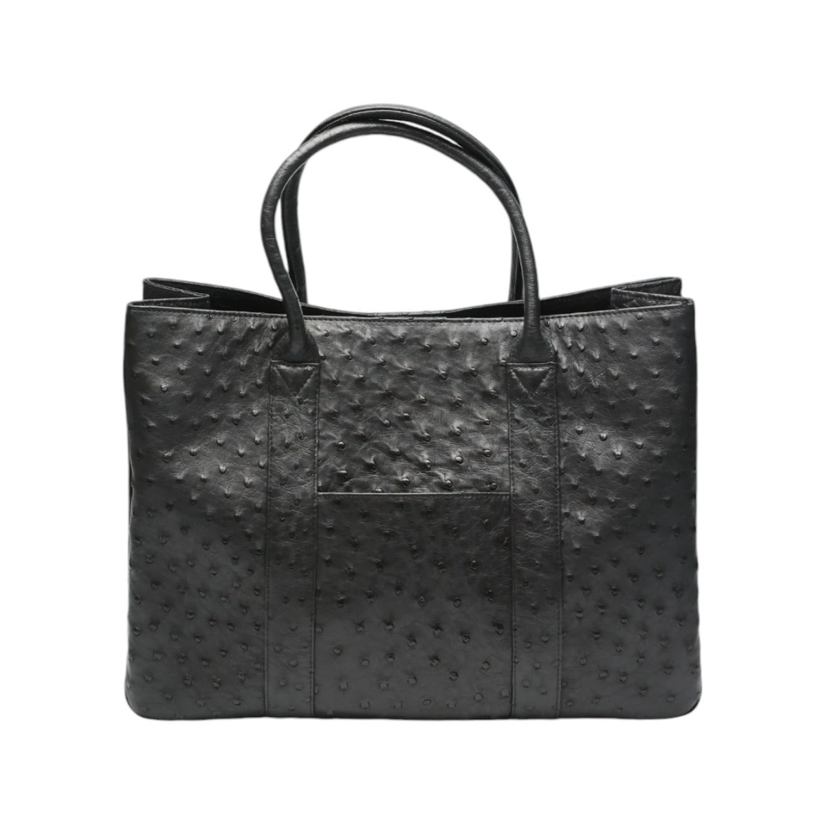 オーストリッチ ostrich ハンドバッグ
ハンドバッグ 黒×GP フルポイント オーストリッチ ブラック 【SS】
【中古】