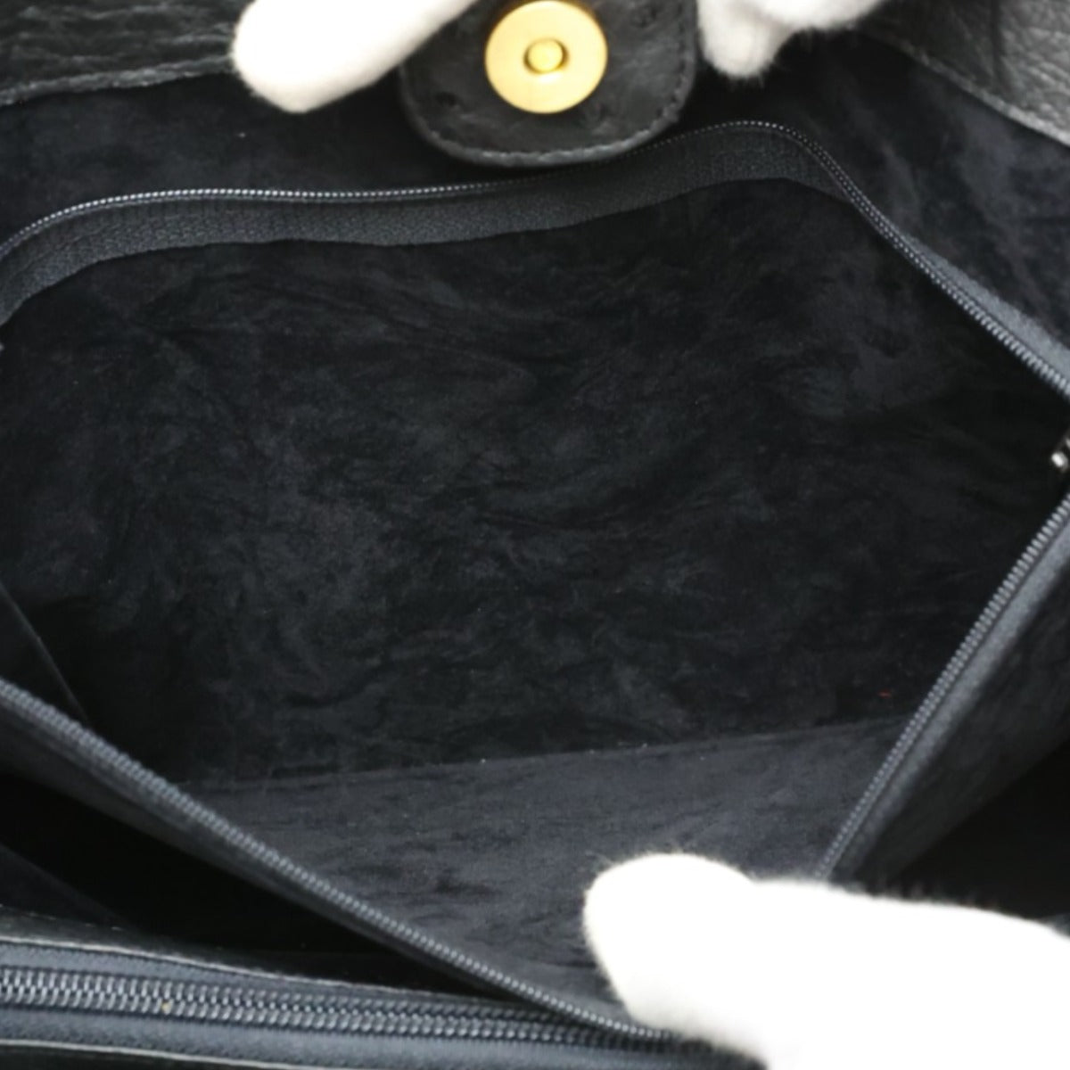オーストリッチ ostrich ハンドバッグ
ハンドバッグ 黒×GP フルポイント オーストリッチ ブラック 【SS】
【中古】