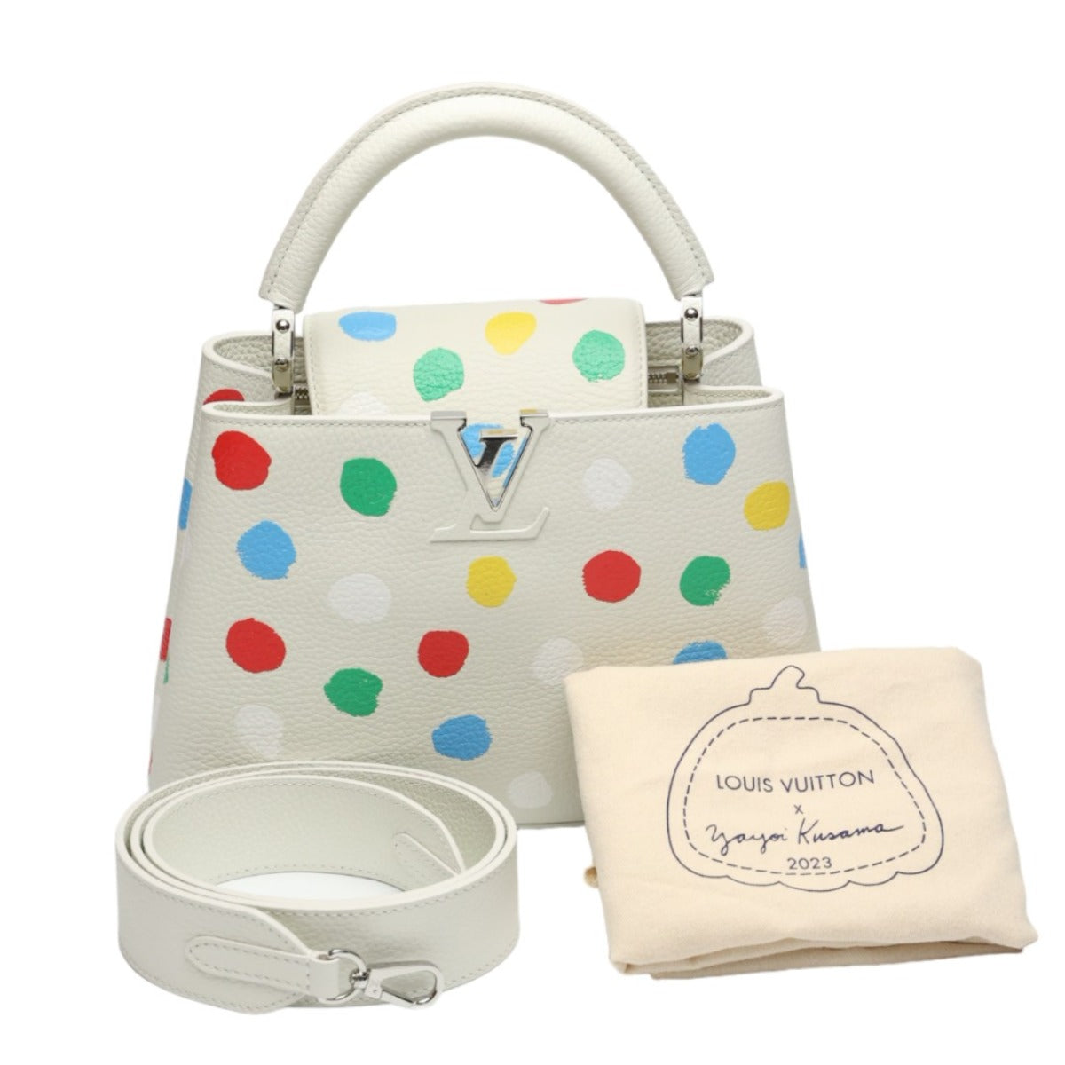 ルイヴィトン LOUIS VUITTON ショルダーバッグ
ハンドバッグ ペインティッド ドット カプシーヌBB 草間彌生 Not specified(指定なし) M21637 ホワイト LV
【SS】
【中古】