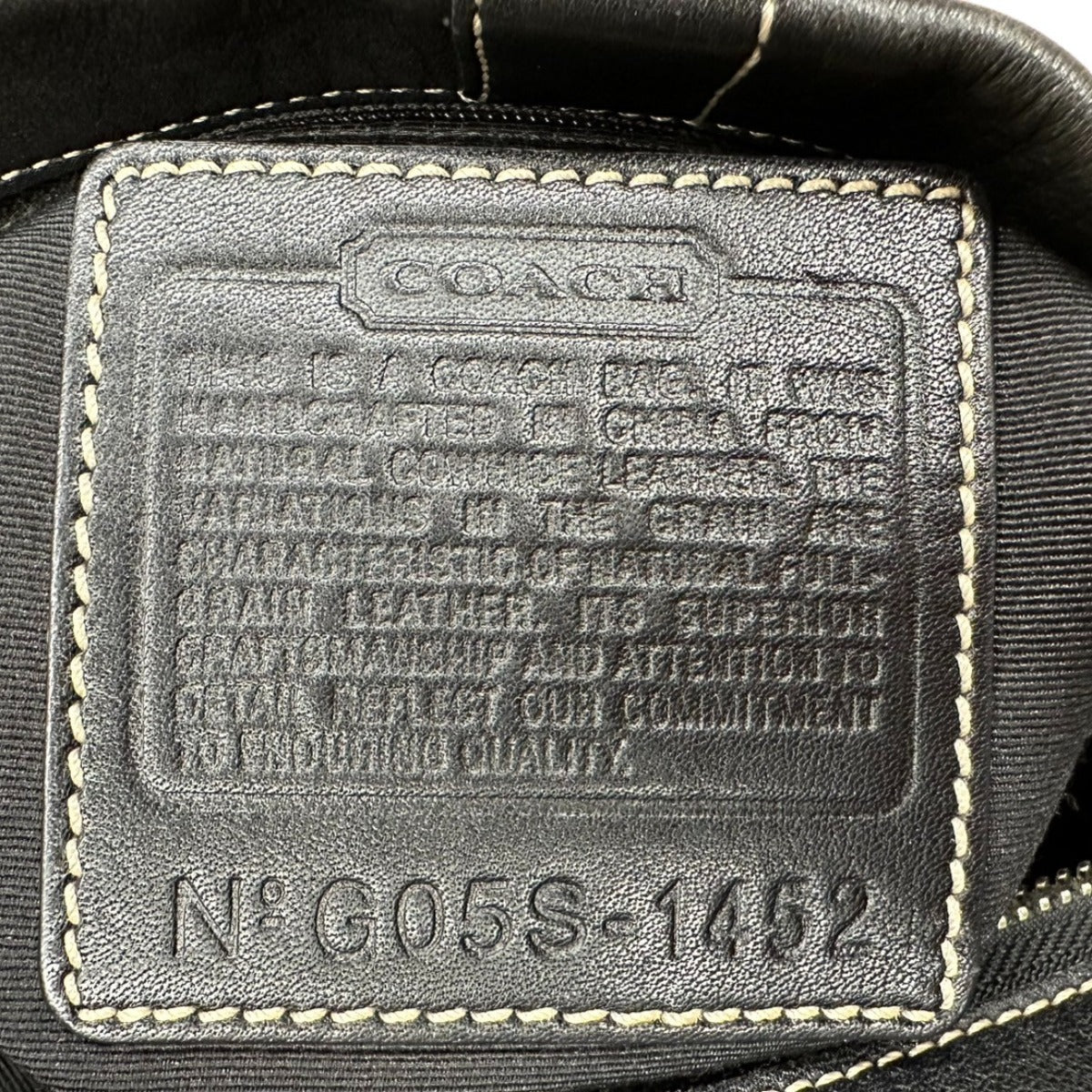 コーチ COACH ショルダーバッグ
ショルダーバッグ レザー 1452 ブラック 【SS】
【中古】