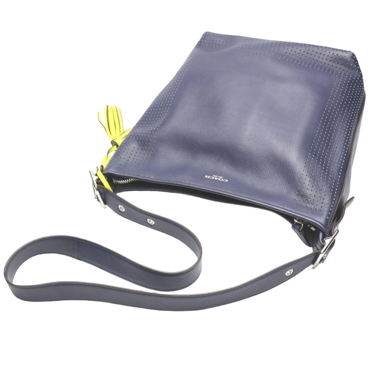 コーチ COACH ショルダーバッグ
ショルダーバッグ フリンジ 斜め掛け レザー F22762 ネイビー 【SS】
【中古】