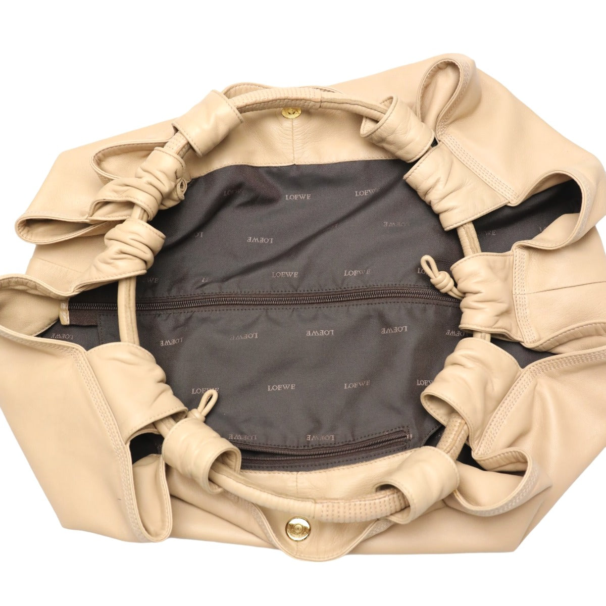 ロエベ LOEWE ハンドバッグ
レザー ナッパアイレ レザー ピンクベージュ 【SS】
【中古】