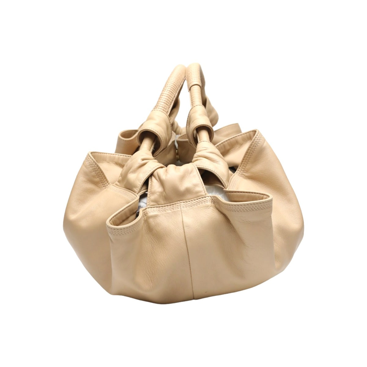 ロエベ LOEWE ハンドバッグ
レザー ナッパアイレ レザー ピンクベージュ 【SS】
【中古】