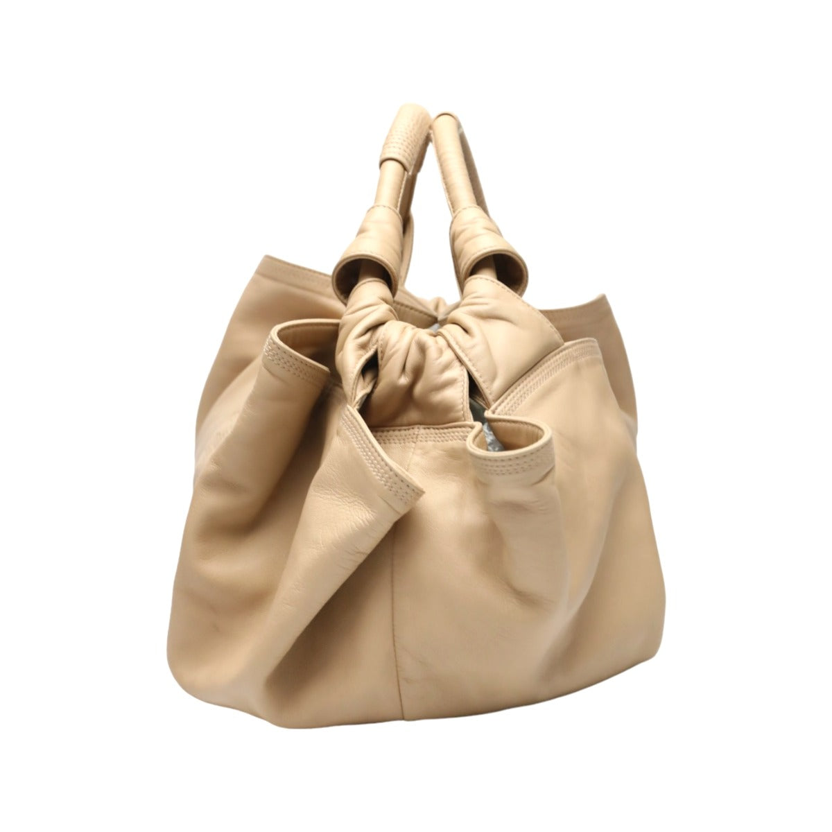 ロエベ LOEWE ハンドバッグ
レザー ナッパアイレ レザー ピンクベージュ 【SS】
【中古】