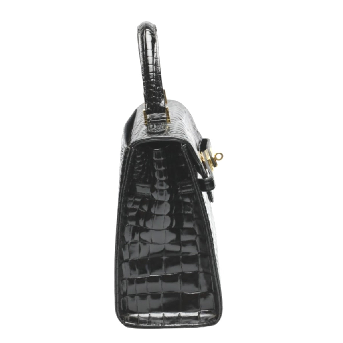 クロコダイル CROCODILE ハンドバッグ
ハンドバッグ 金金具 クロコダイル ブラック 【SS】
【中古】