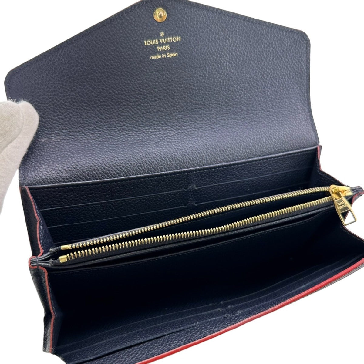 ルイヴィトン LOUIS VUITTON 長財布
ポルトフォイユ サラ アンプラント カードケース付小銭入 モノグラムアンプラント M62125 マリーヌルージュ LV
【SS】
【中古】