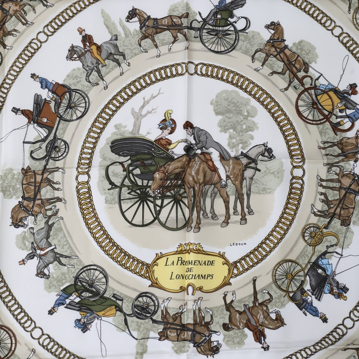 エルメス HERMES スカーフ
スカーフ 馬車 カレ90 ロンシャンへの散歩 シルク ピンク 【SS】
【中古】