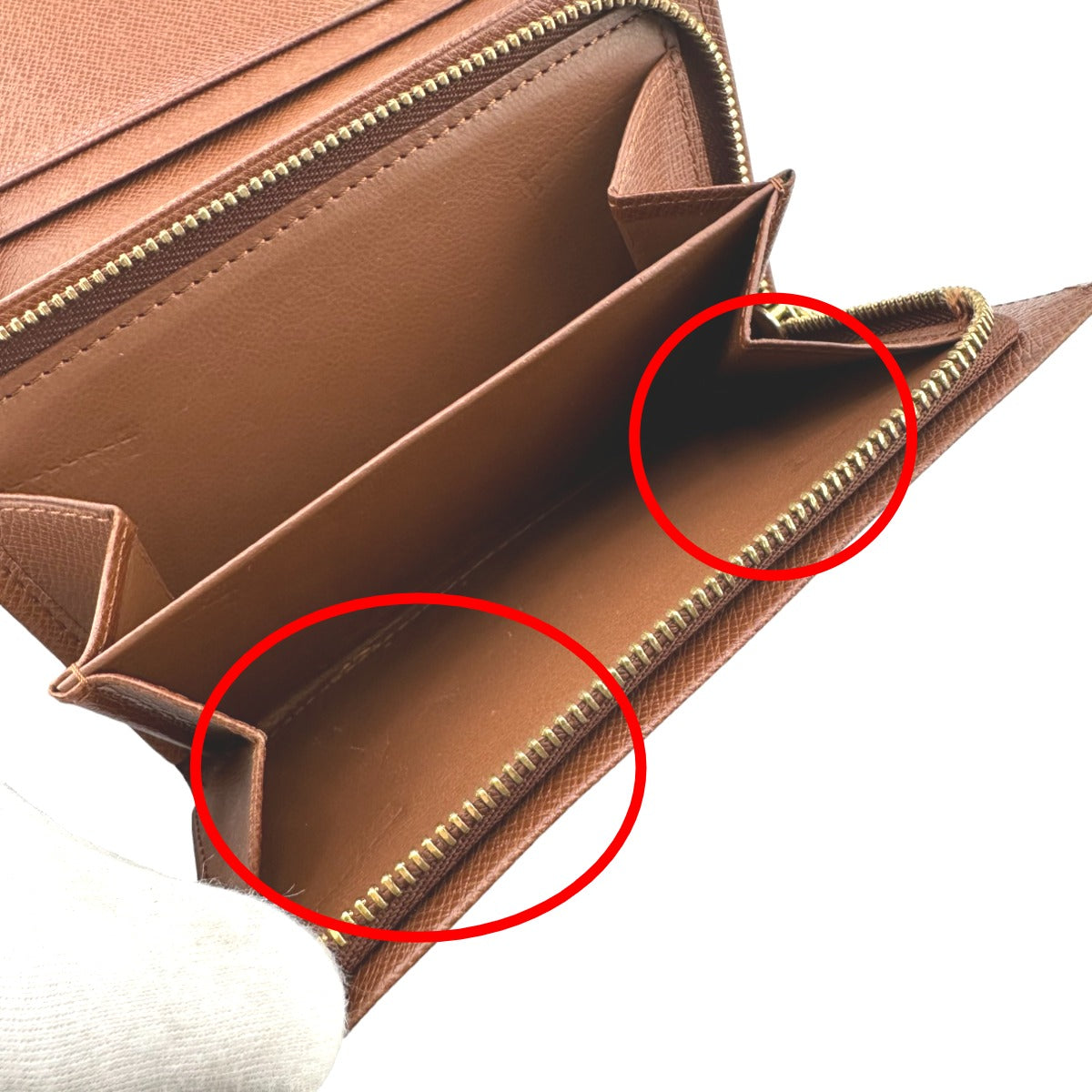 ルイヴィトン LOUIS VUITTON 二つ折り財布
L字ファスナー モノグラム ポルトモネビエ・トレゾール モノグラムキャンバス M61730 ブラウン LV
【SS】
【中古】