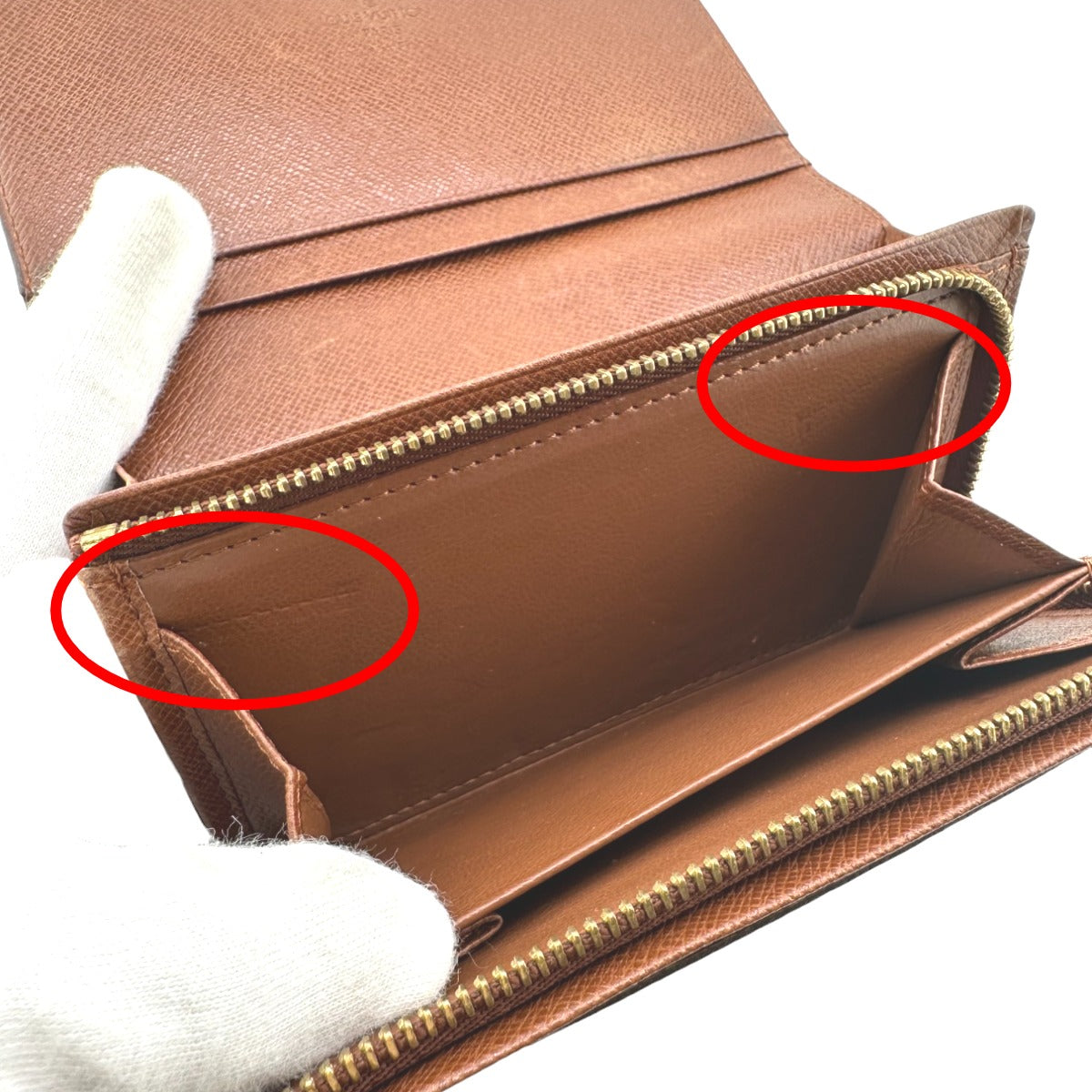 ルイヴィトン LOUIS VUITTON 二つ折り財布
L字ファスナー モノグラム ポルトモネビエ・トレゾール モノグラムキャンバス M61730 ブラウン LV
【SS】
【中古】