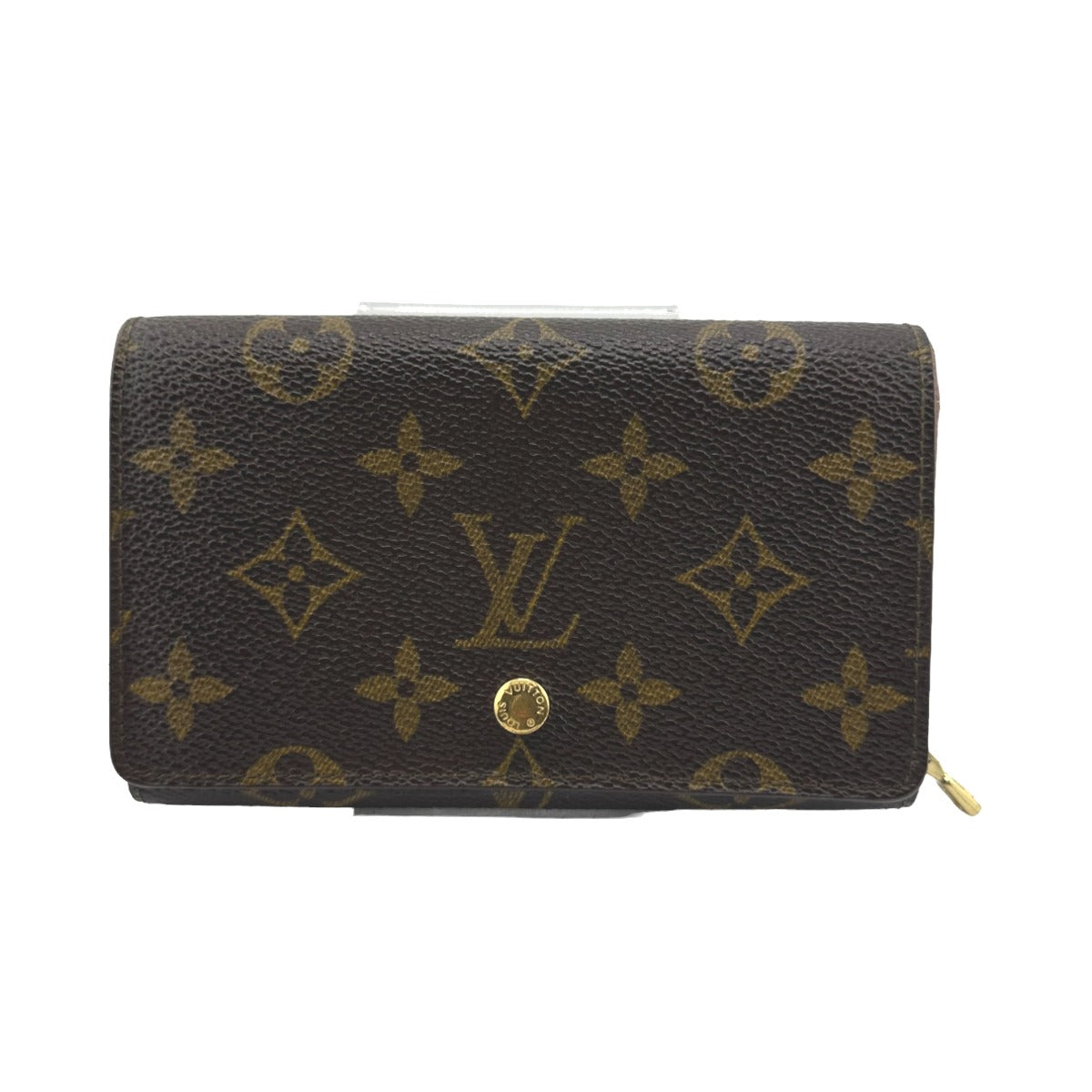 ルイヴィトン LOUIS VUITTON 二つ折り財布
L字ファスナー モノグラム ポルトモネビエ・トレゾール モノグラムキャンバス M61730 ブラウン LV
【SS】
【中古】