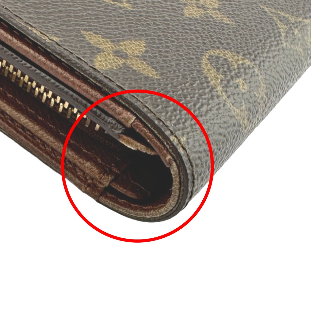 ルイヴィトン LOUIS VUITTON 二つ折り財布
L字ファスナー モノグラム ポルトモネビエ・トレゾール モノグラムキャンバス M61730 ブラウン LV
【SS】
【中古】