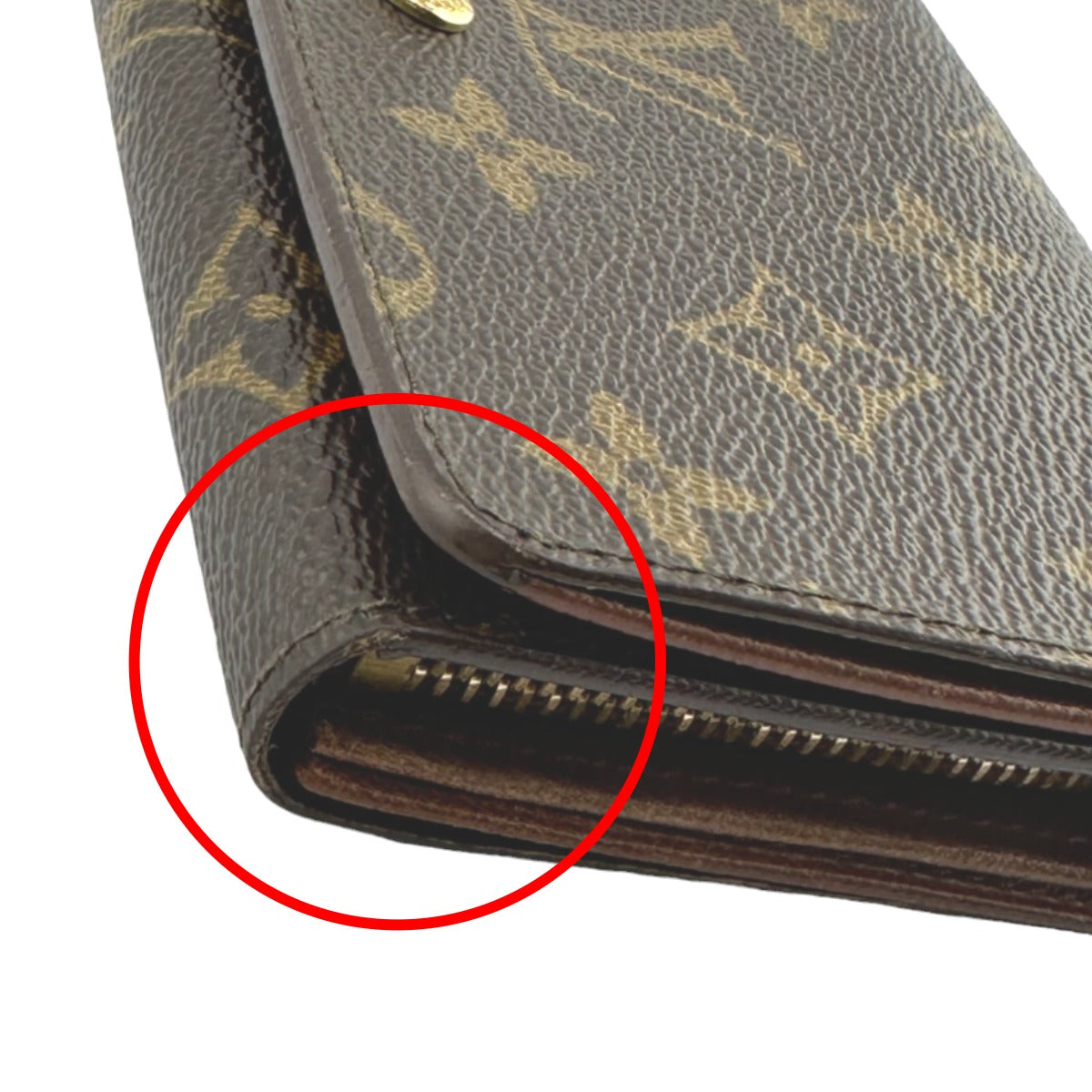 ルイヴィトン LOUIS VUITTON 二つ折り財布
L字ファスナー モノグラム ポルトモネビエ・トレゾール モノグラムキャンバス M61730 ブラウン LV
【SS】
【中古】