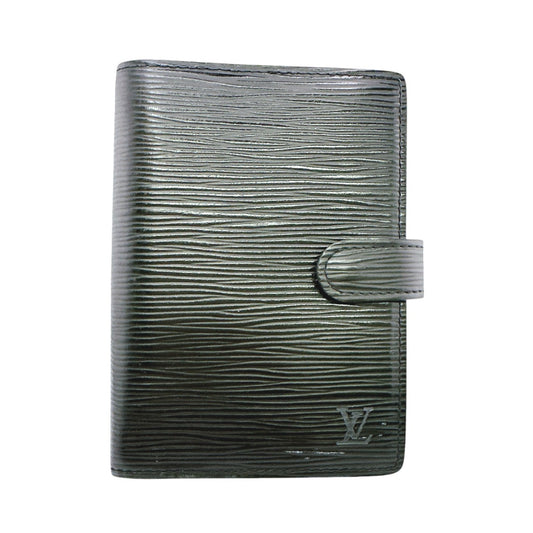 ルイヴィトン LOUIS VUITTON 手帳カバー
 システム手帳カバー エピ アジェンダPM エピレザー R2005H  ブラック LV
 【SS】
 【中古】