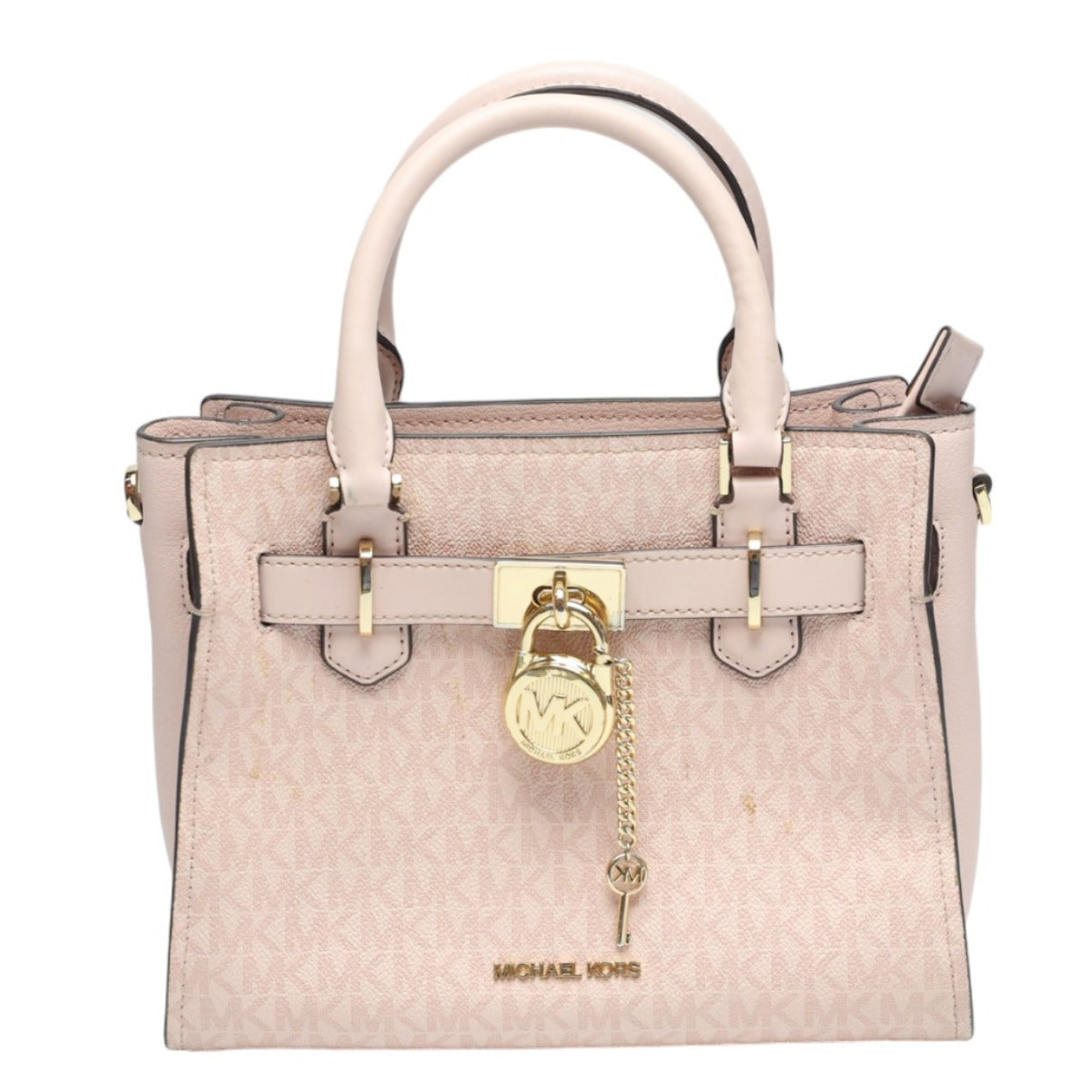 マイケルコース Michael Kors ハンドバッグ
2wayショルダーバッグ ロックペンダント PVC ピンク 【SS】
【中古】