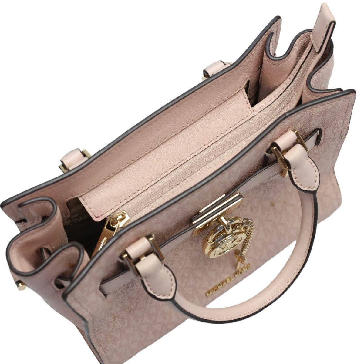 マイケルコース Michael Kors ハンドバッグ
2wayショルダーバッグ ロックペンダント PVC ピンク 【SS】
【中古】