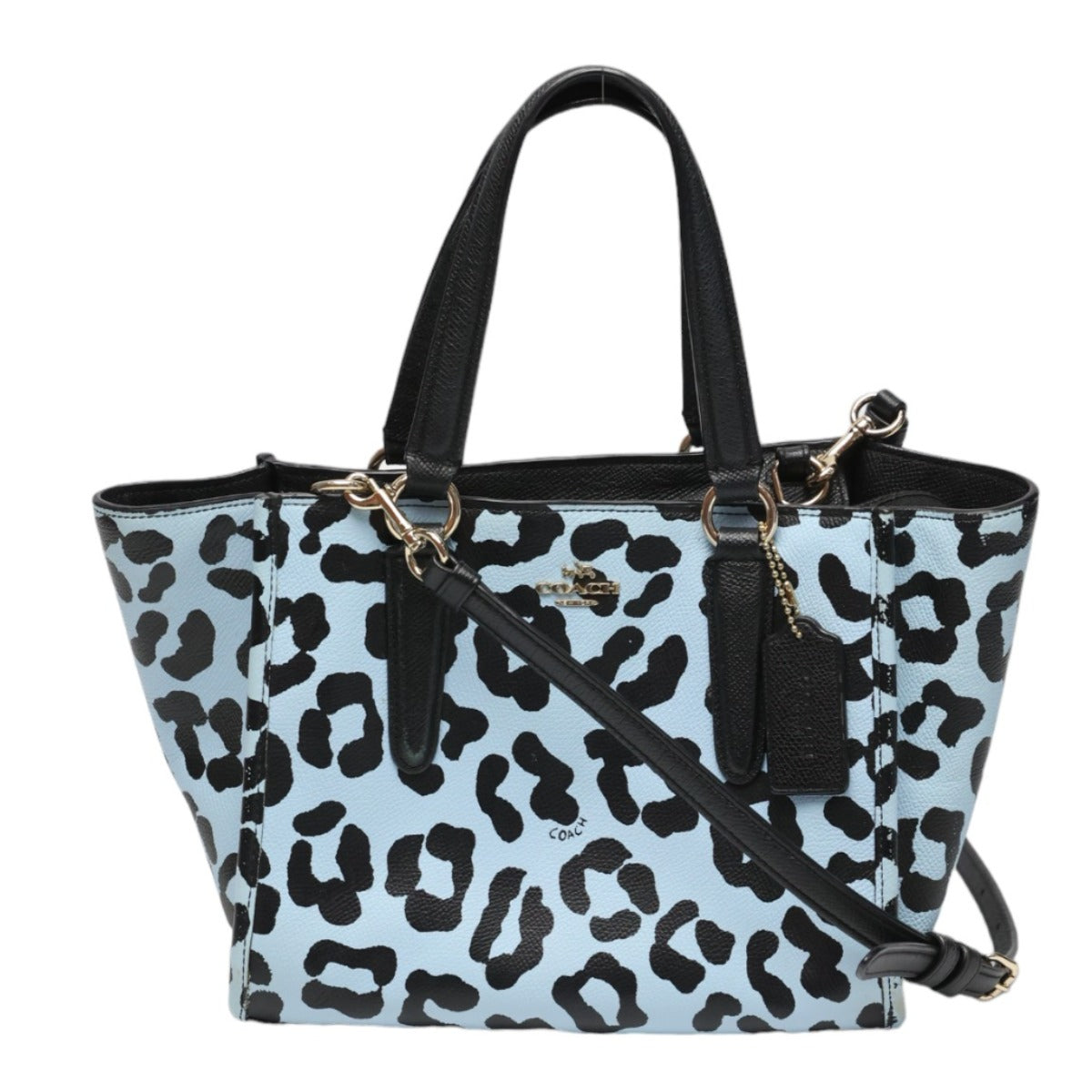 コーチ COACH ハンドバッグ
2wayバッグ ショルダーバッグ 水色×黒 【SS】
【中古】