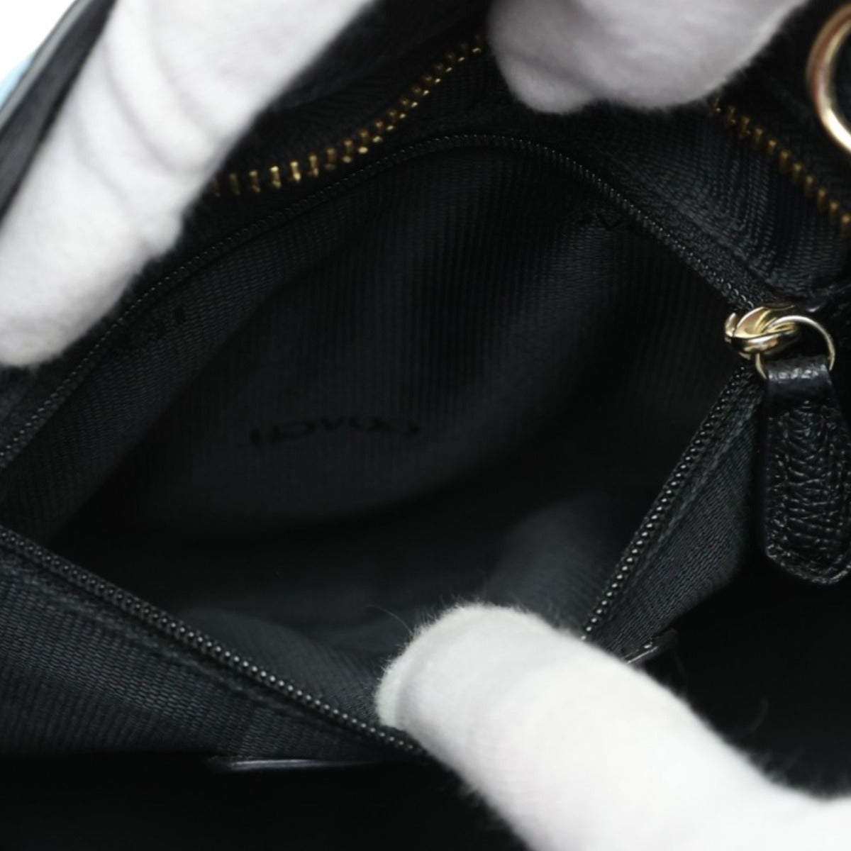 コーチ COACH ハンドバッグ
2wayバッグ ショルダーバッグ 水色×黒 【SS】
【中古】
