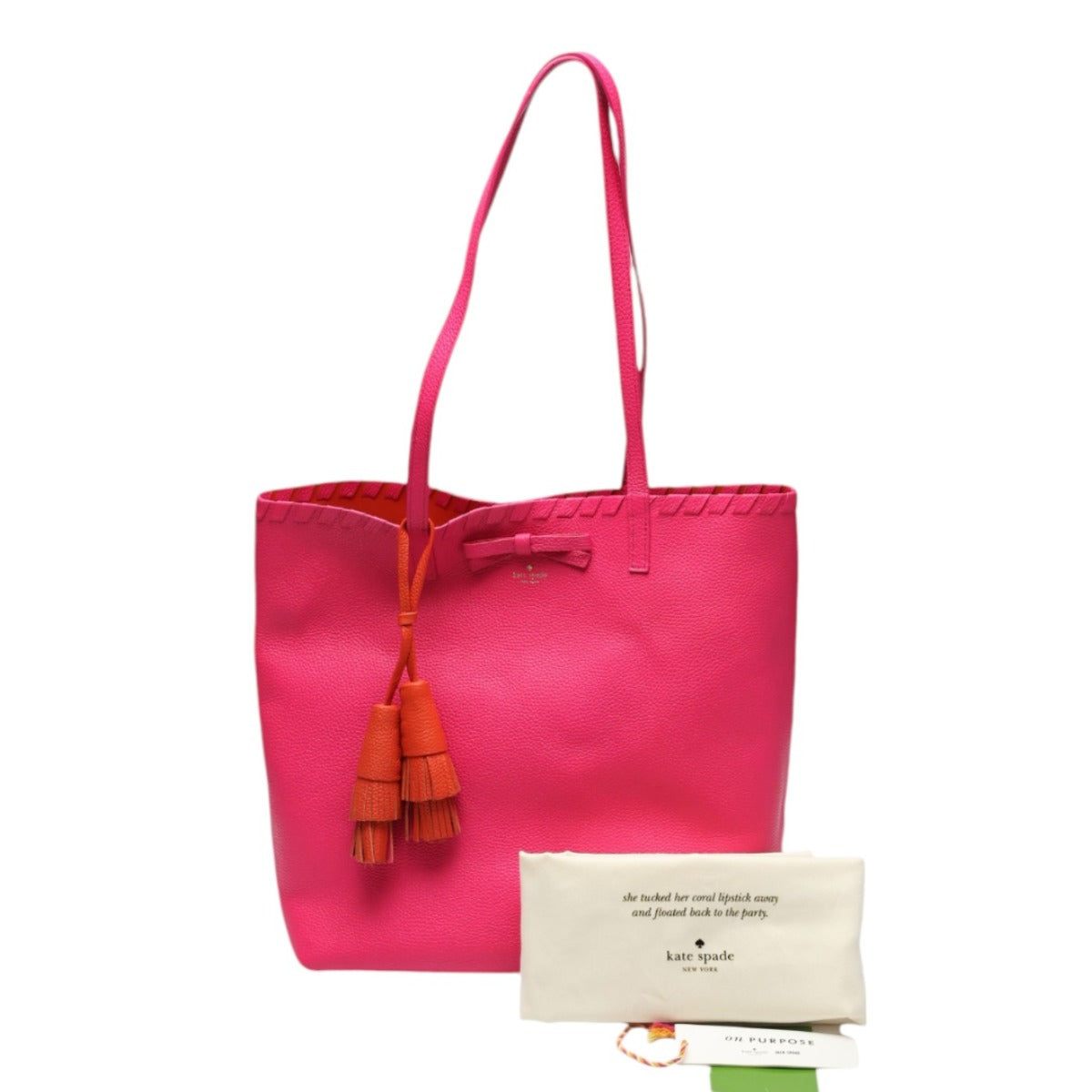 ケイトスペード Kate Spade トートバッグ
トートバッグ レザー 肩掛けバッグ タッセル レザー ピンク 【SS】
【中古】
