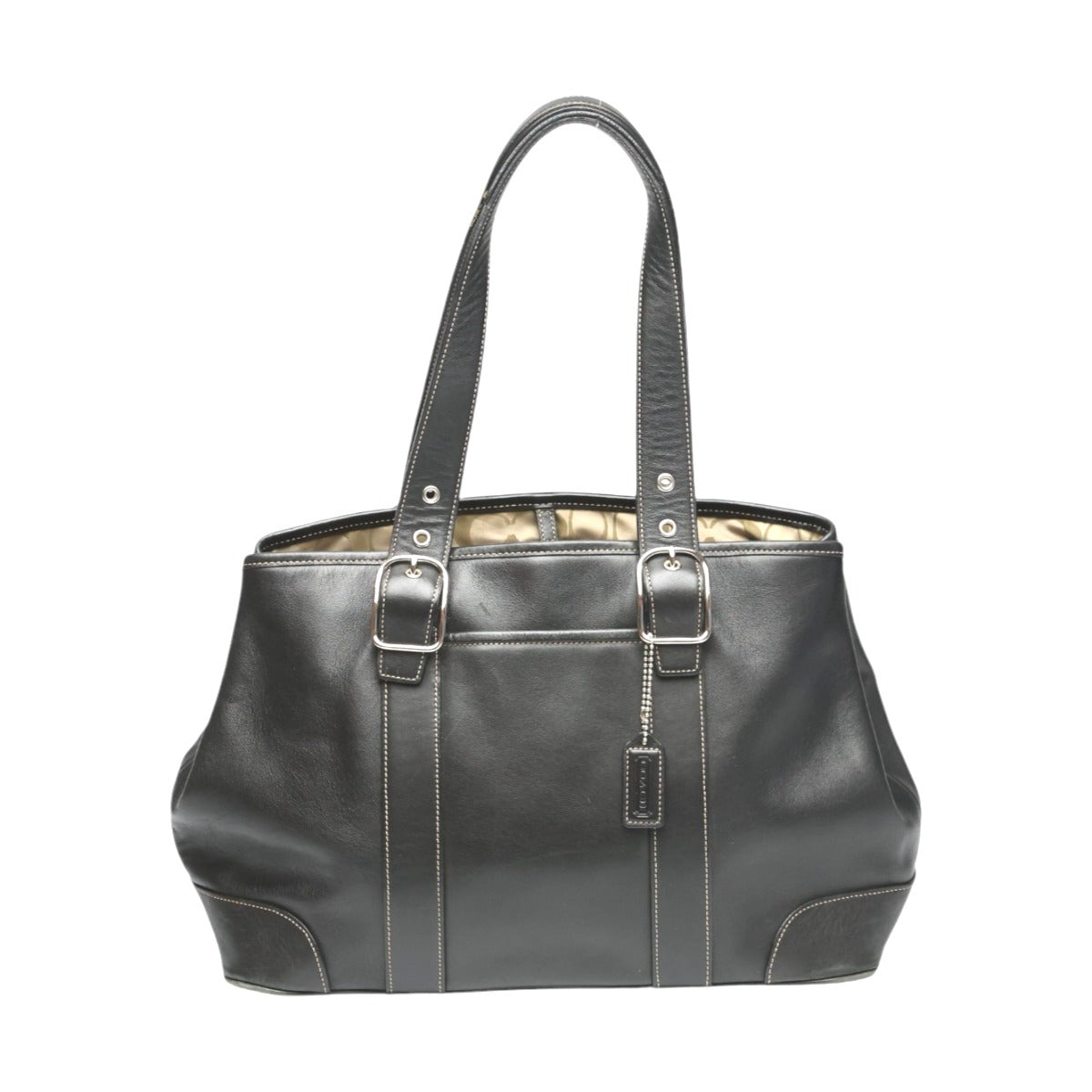 コーチ COACH トートバッグ
ショルダーバッグ レザー K2S ブラック 【SS】
【中古】