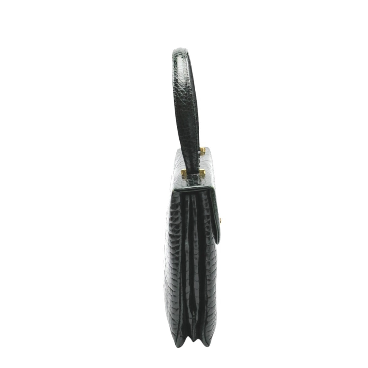 クロコダイル CROCODILE ハンドバッグ
ハンドバッグ クロコダイル ワニ革 クロコダイル グリーン 【SS】
【中古】