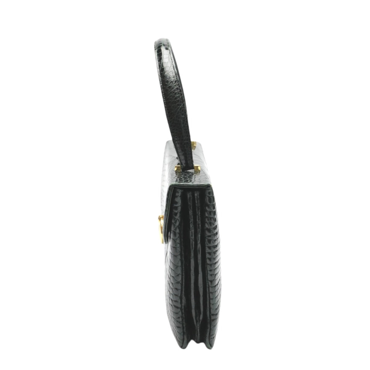 クロコダイル CROCODILE ハンドバッグ
ハンドバッグ クロコダイル ワニ革 クロコダイル グリーン 【SS】
【中古】