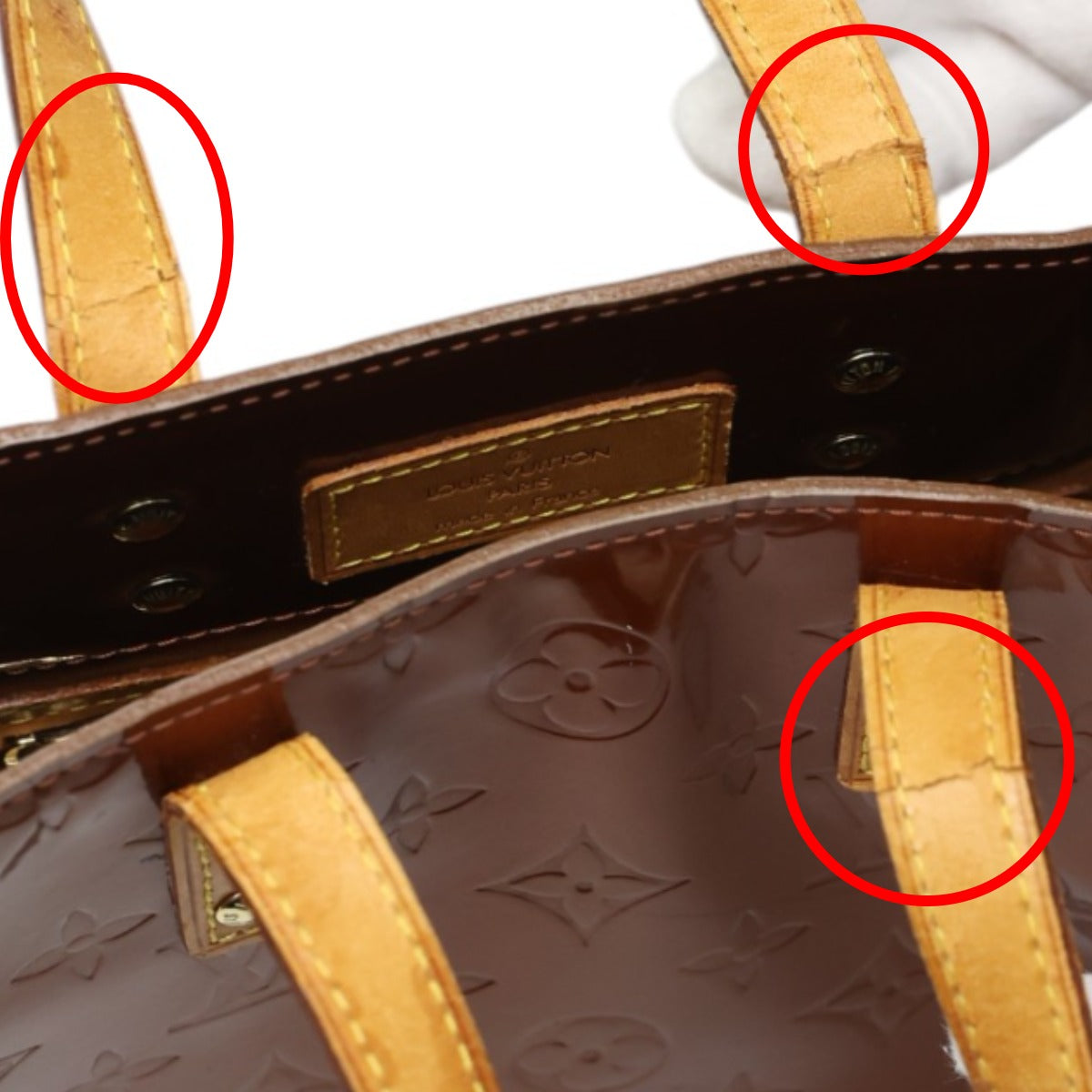 ルイヴィトン LOUIS VUITTON ハンドバッグ
リードPM ヴェルニ ミニバッグ モノグラムヴェルニ M91146 ブロンズ LV
【SS】
【中古】