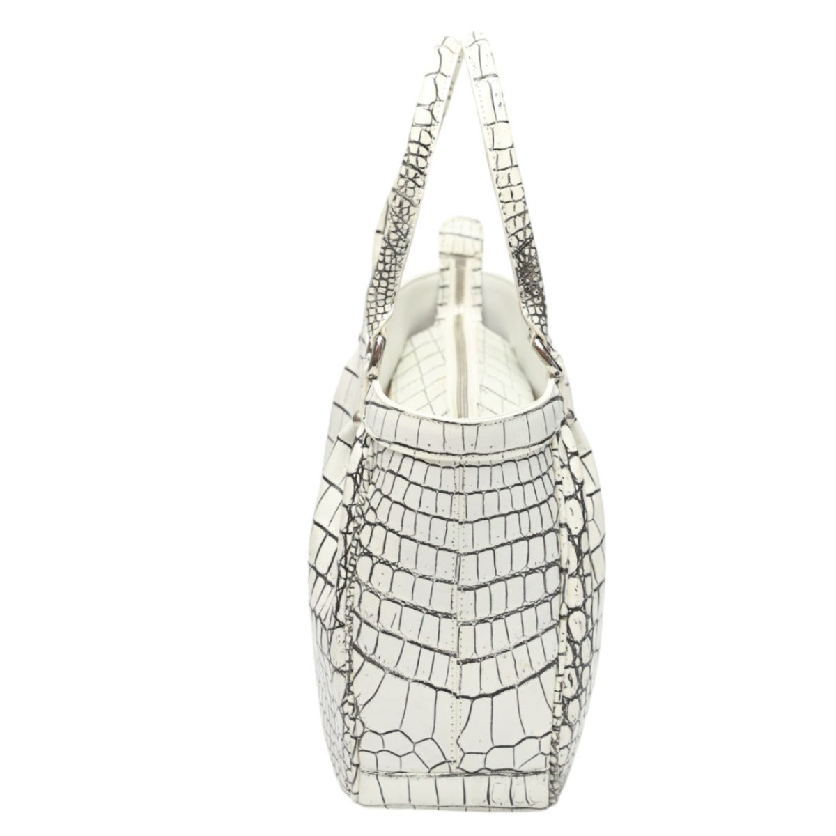 クロコダイル CROCODILE ハンドバッグ
トートバッグ クロコダイル JRA ホワイト 【H】
【中古】
