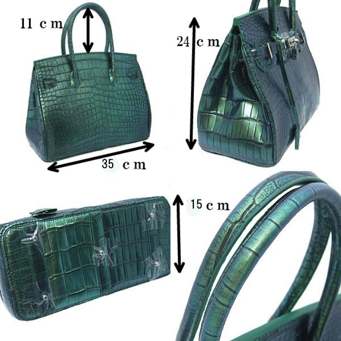 クロコダイル CROCODILE ハンドバッグ
ヘンローン クロコ サイズ35 クロコダイル YB-2103 グリーン 【H】
【中古】